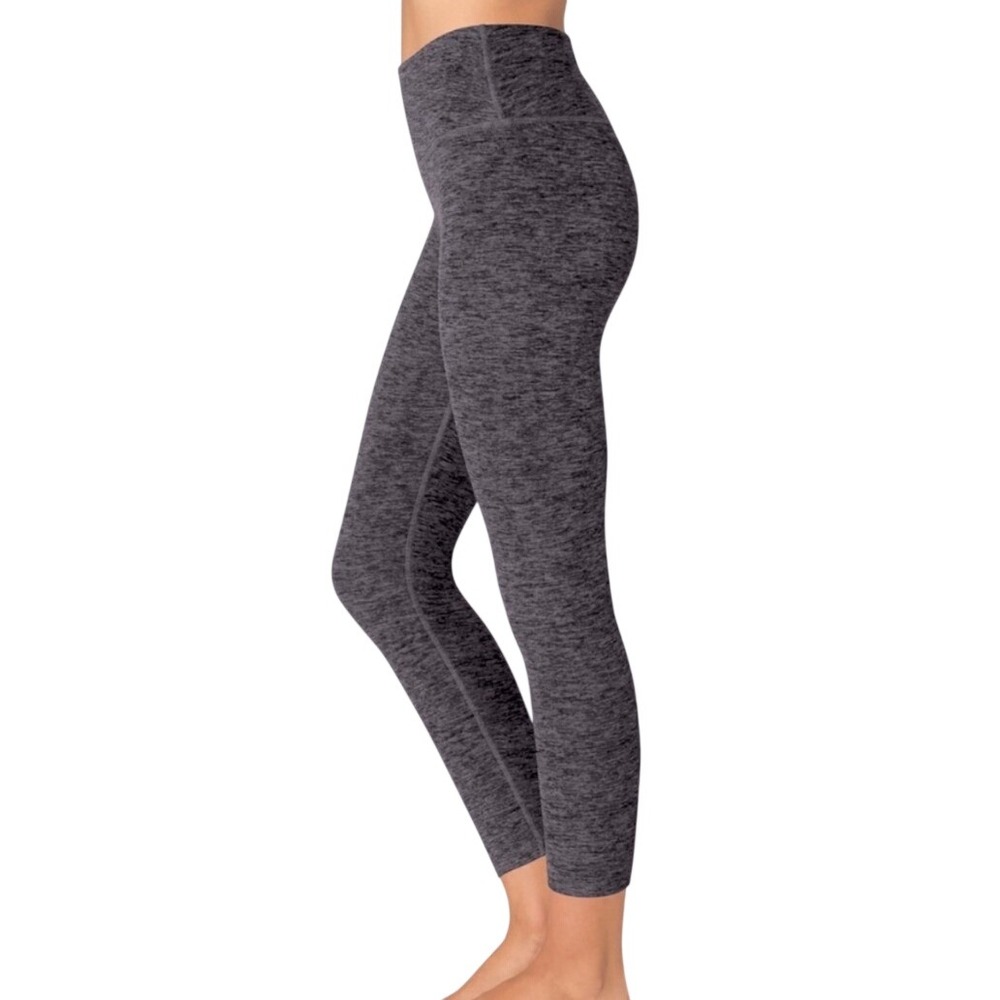 Beyond Yoga Spacedye High Waisted Capri Leggings Womens Small Gray Excellent